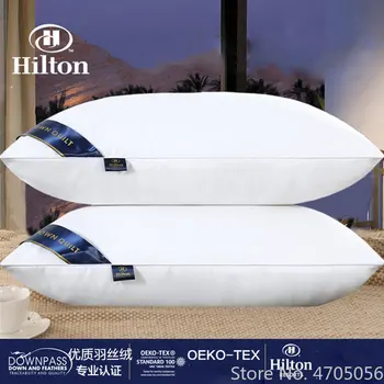 2023 Новая подушка Hilton Core для пятизвездочного отеля, Бархатная многоцветная подушка, 1 шт. для защиты шейных позвонков, спальня