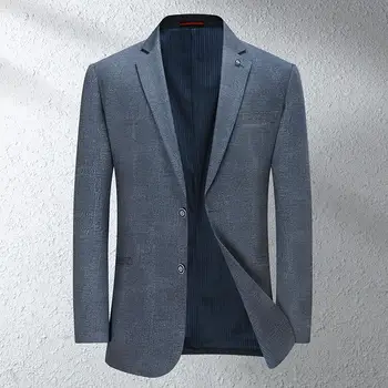 5747-2023 мужская корейская версия модной куртки single west, весенне-летний приталенный красивый маленький костюм в британском стиле