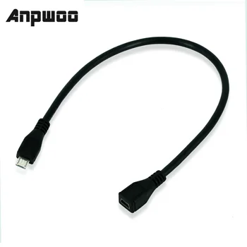 Универсальный кабель ANPWOO 30cm Micro USB Male-Mini USB Female для Мобильных телефонов MP3 MP4 Плееров